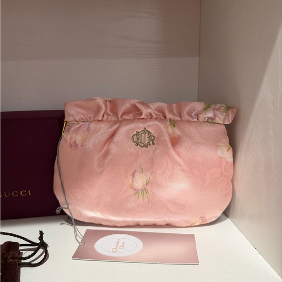 Dior Pink Floral Cosmetic Pouch - Picture 2 of 11